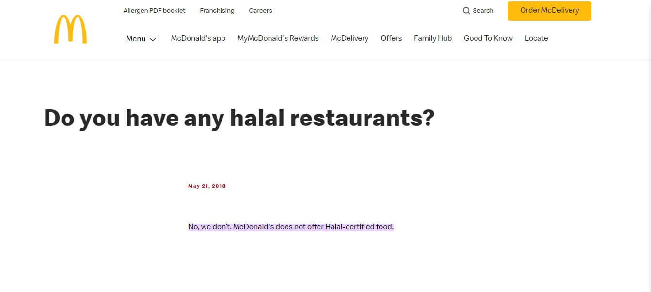 Is Mcdonald's Halal in USA? (Find Your Answer 2024) Halal Guidelines