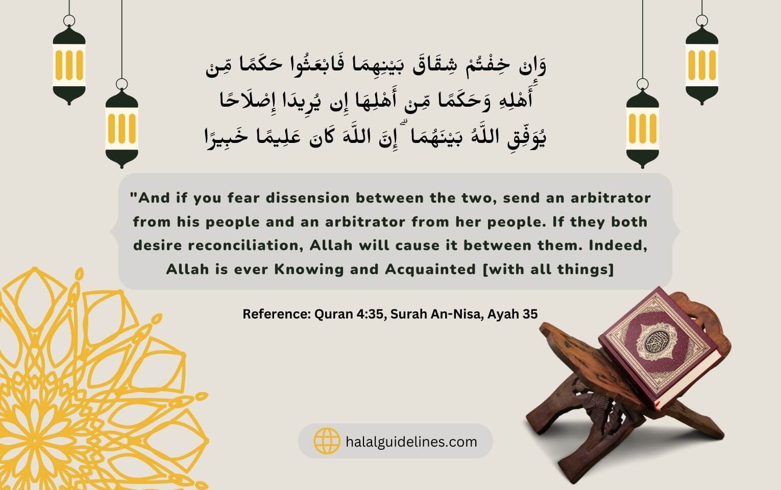 Verse Of Quran About Divorce With Reference