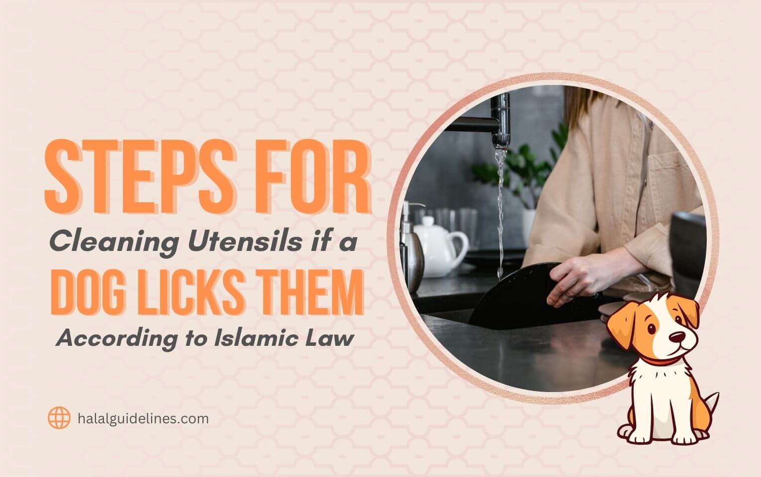 Steps For Cleaning Utensils If A Dog Licks Them According To Islamic Law