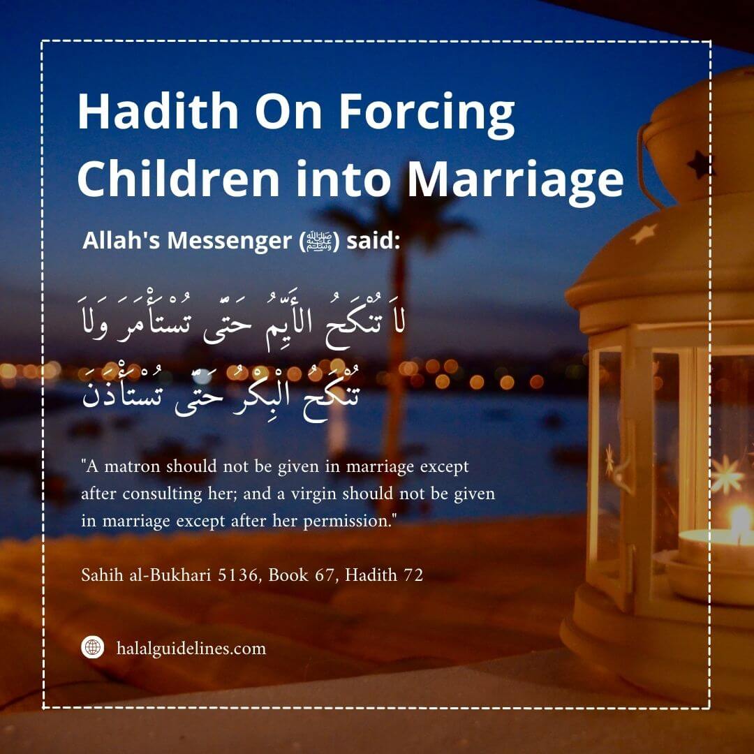 Hadith On Forcing Children Into Marriage