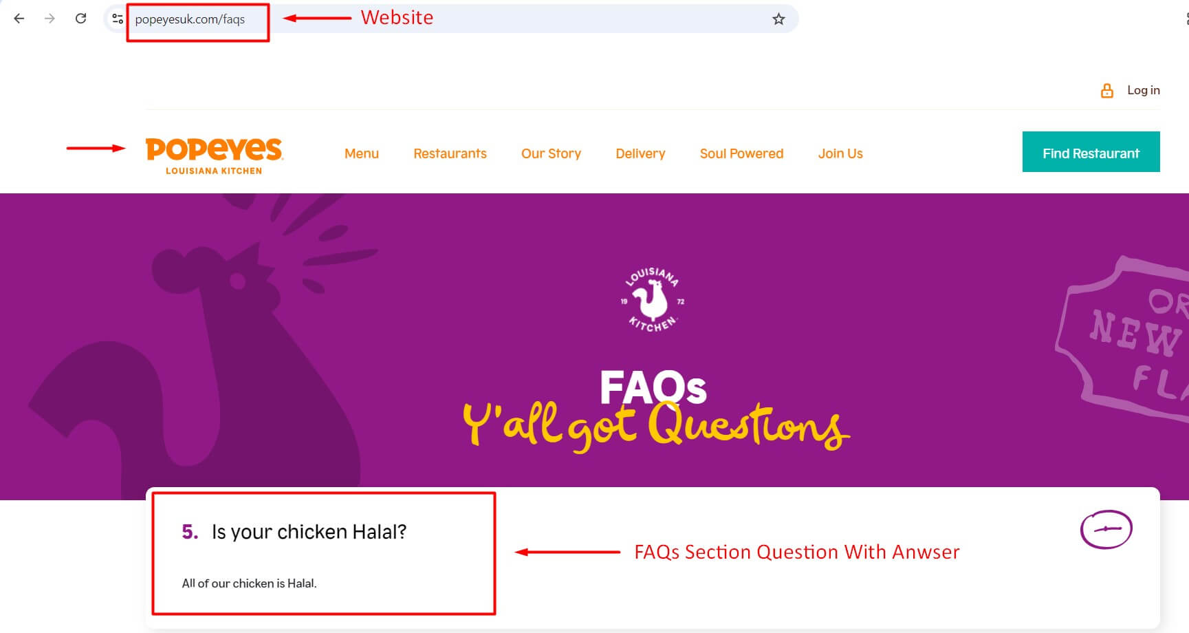 Popeyes united kingdom uk Wesbite proof of halal Menu.jpg