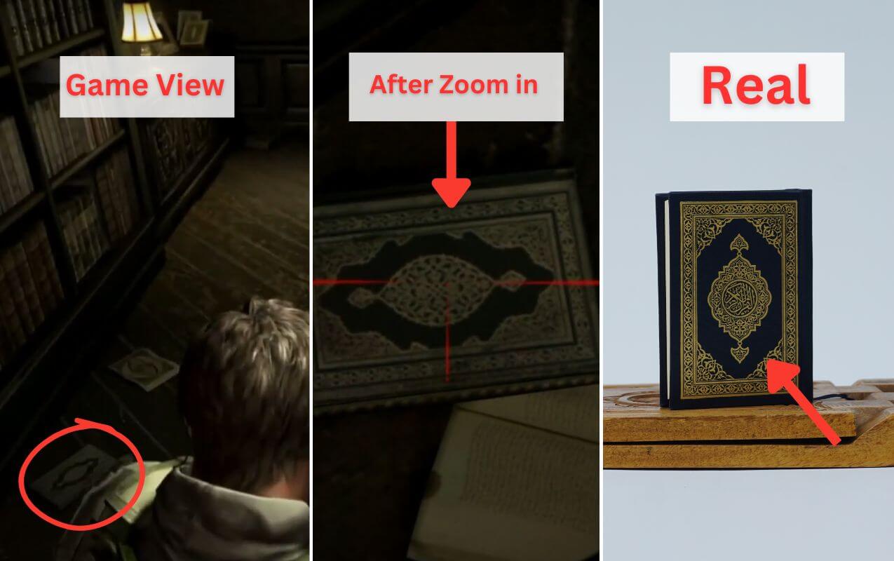 Quran resemblance in resident evil game proof
