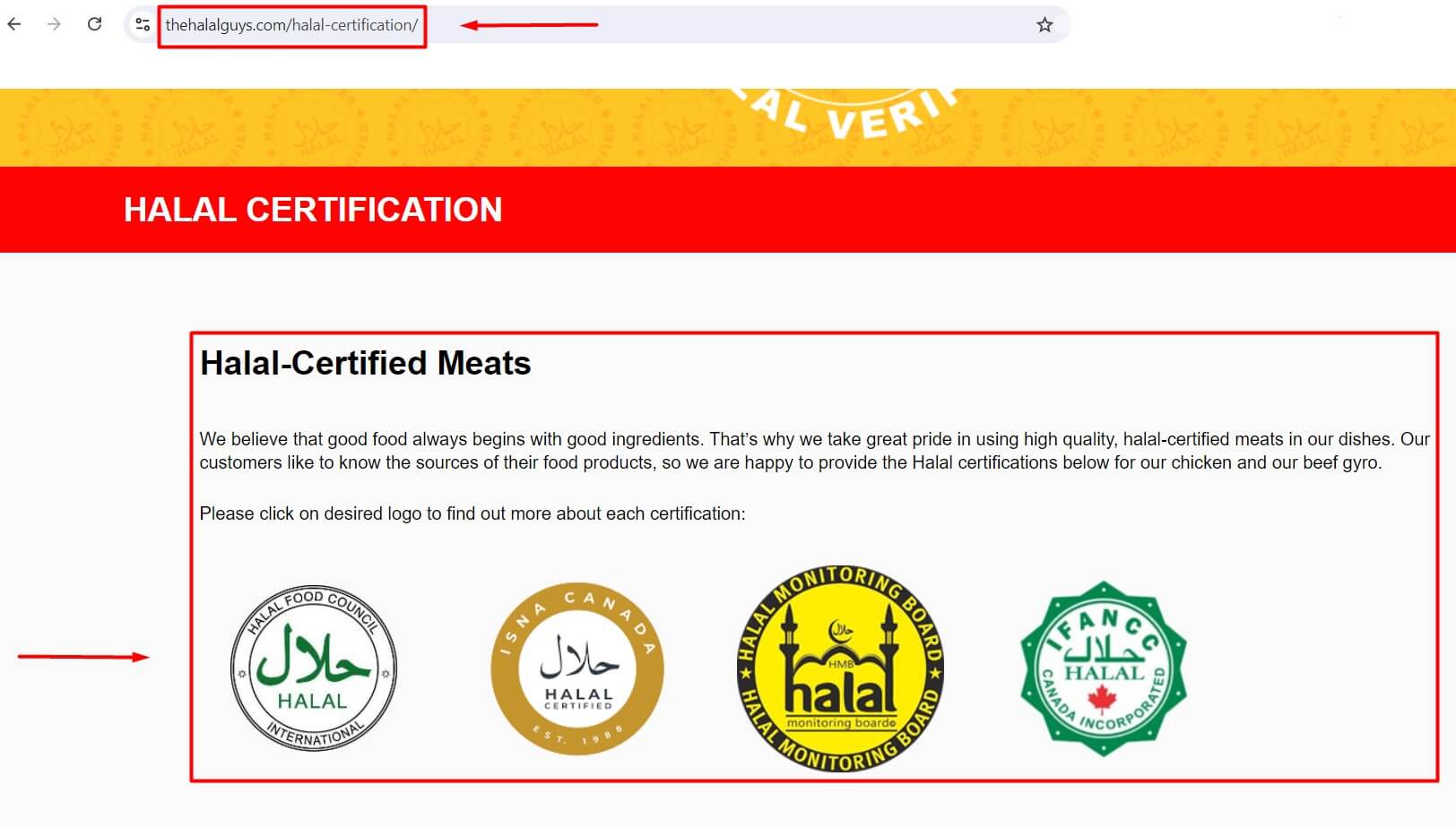 Halal Guys Halal Certification Proof