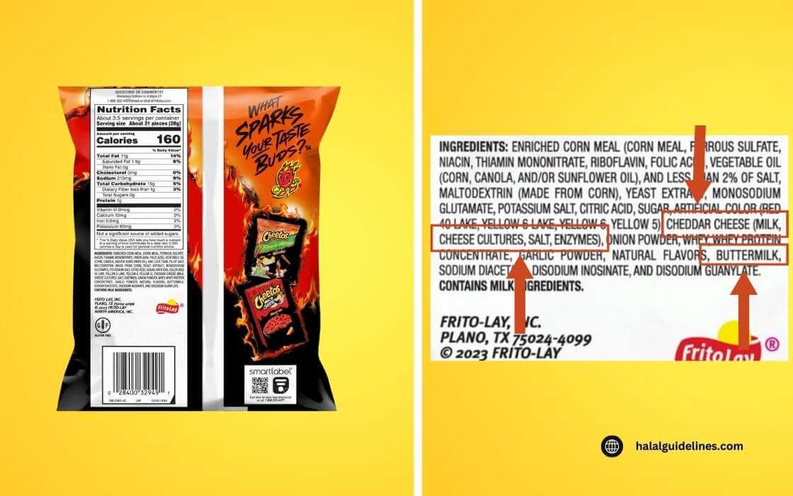 Tips to Identify Halal or haram Snacks like cheetos in the USA