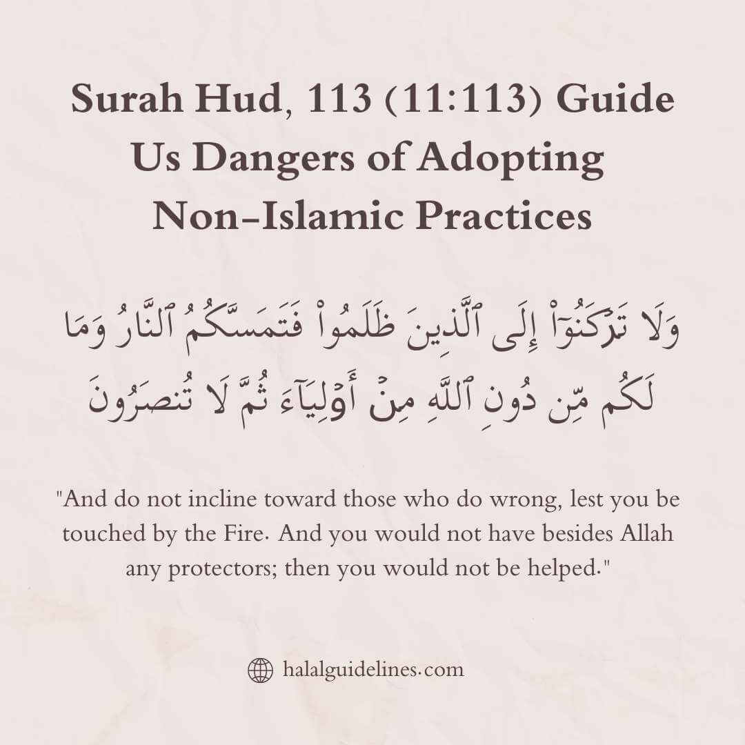 Quran Verse About Christmas And Explain Dangers Of Adopting Non Islamic Practices