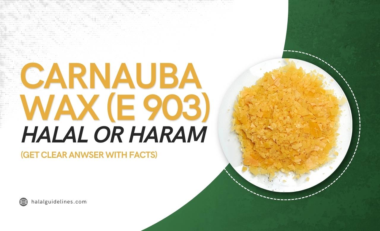 Is Carnauba Wax (E 903) Halal or Haram