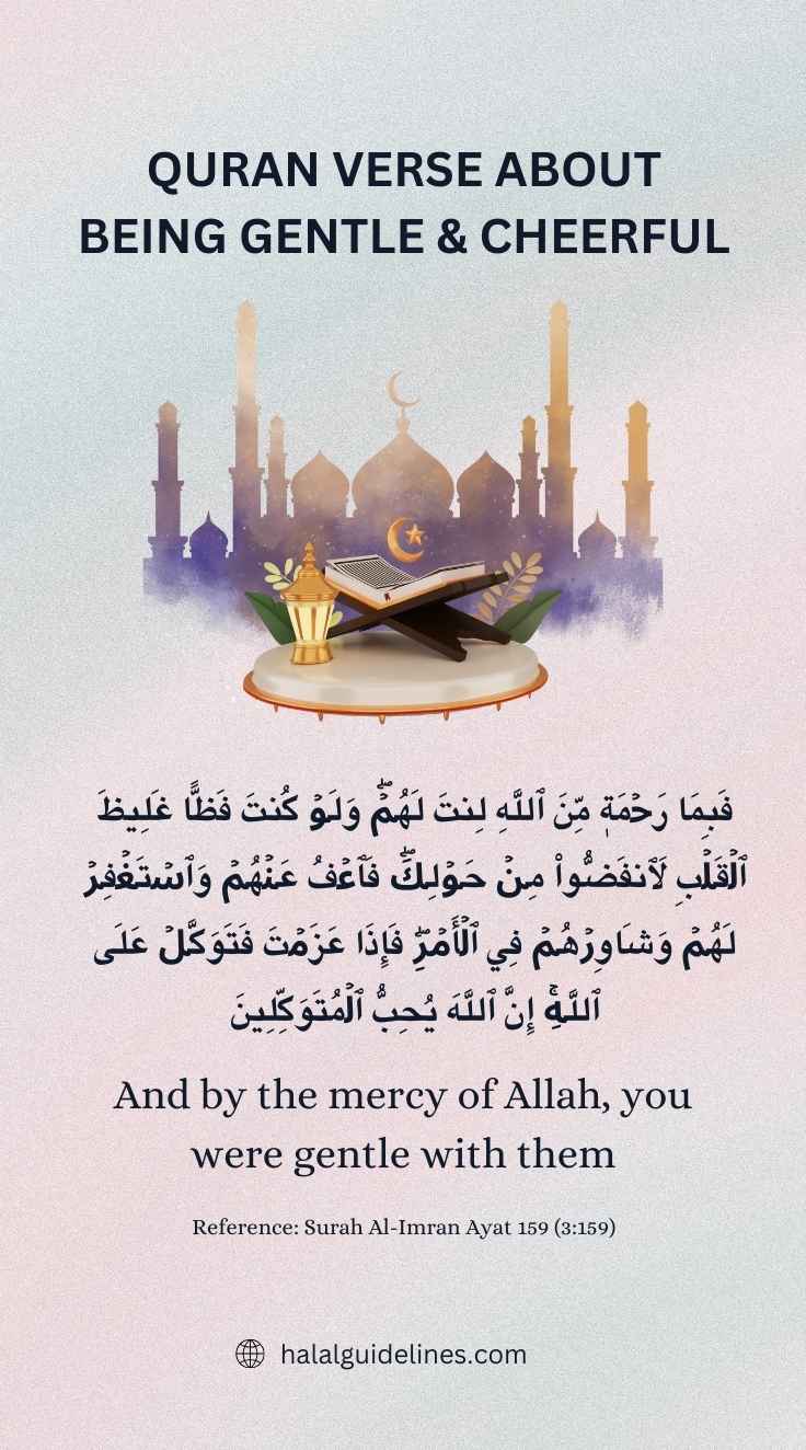 Quran Verse About Being Gentle And Cheerful With Kids All Time