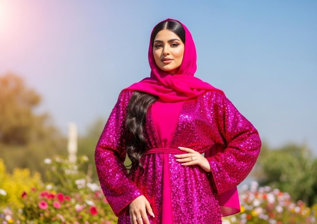 Excessively Flashy Clothing haram on female